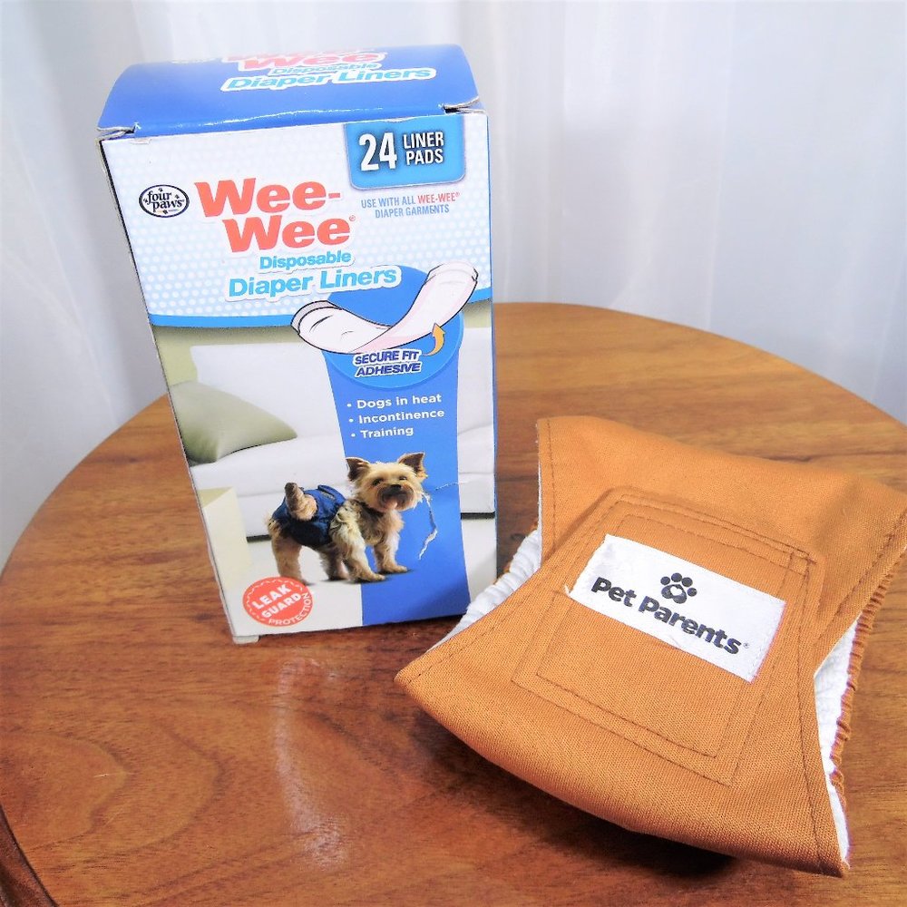Pet Parents Male Dog Belly Band and Liners